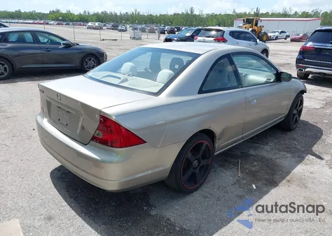 2003 Honda Civic Lx z USA, uszkodzony, nr VIN 1HGEM21583L040508